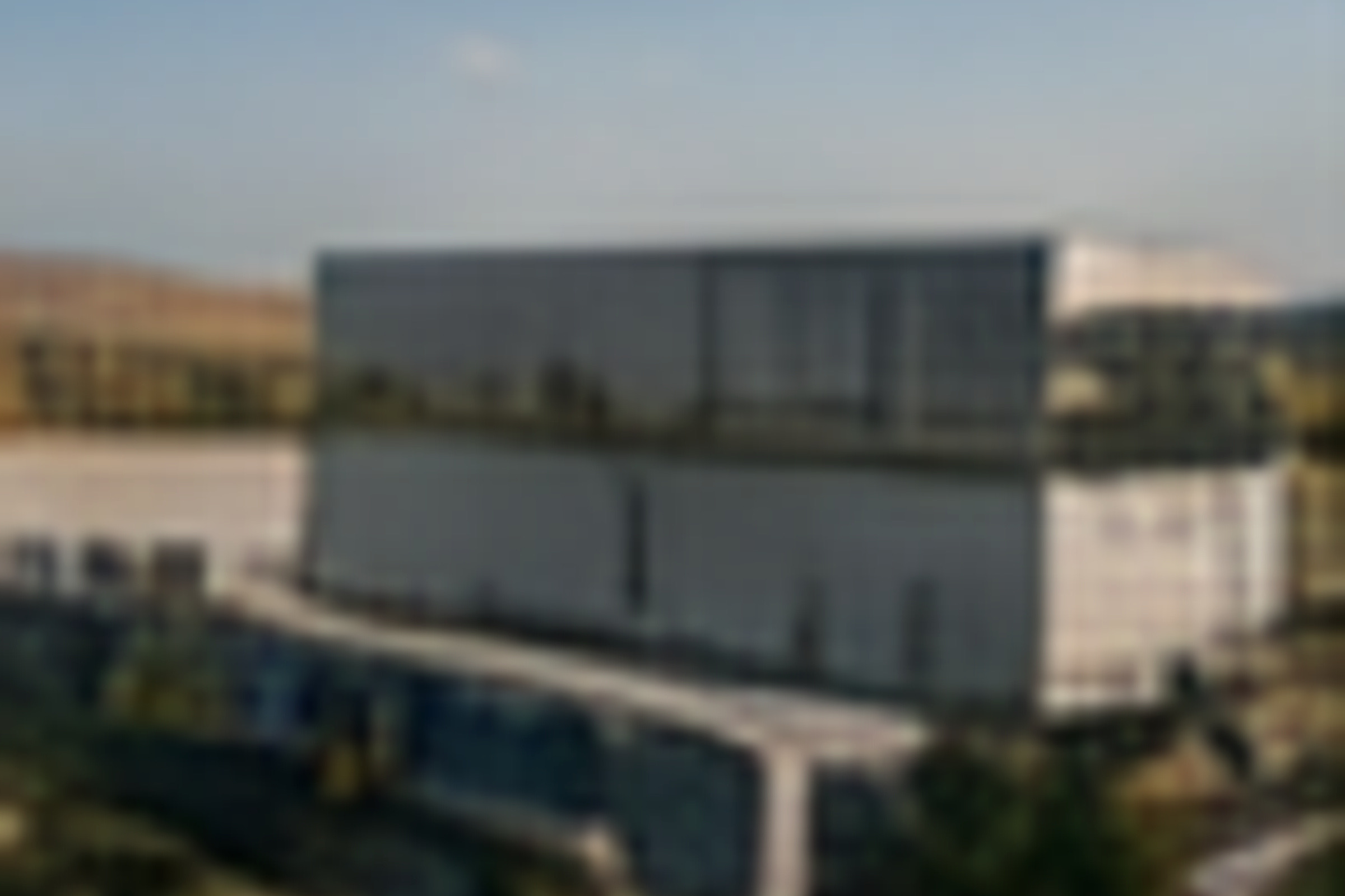 Large industrial logistics facility with solar-ready roof space
